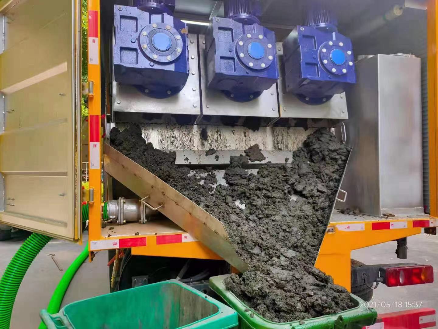 江汉化粪池清掏城市维护站-泥浆净化干湿分离处理